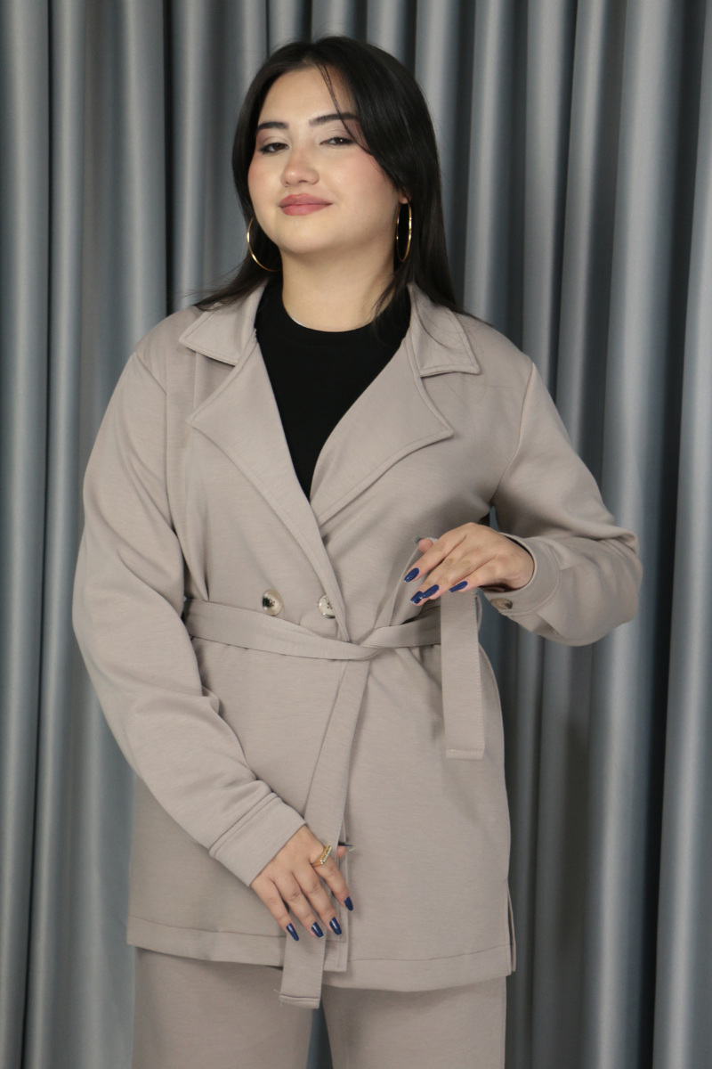 Kadın Önden Bağlamalı Modal Kumaş Yumuşacık Dokulu Alt Üst Takım
