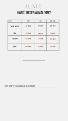 Kadın V Yaka Leopar Detaylı Krep Yeni Tarz Bluz S-M