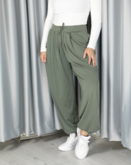 Kadın Modal Kumaş Efsane Siyah Şalvar S - haki