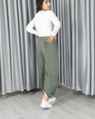 Kadın Modal Kumaş Efsane Siyah Şalvar S - haki