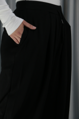 Kadın Modal Kumaş Efsane Siyah Şalvar S - siyah