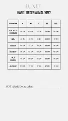 Kadın Modal Kumaş Şerit Detay Premium Kalite Alt Üst Takım S - krem