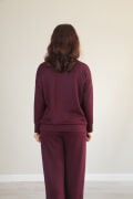 Çıma Detay Basic Modal Alt Üst Takım XL - bordo