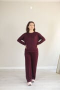 Çıma Detay Basic Modal Alt Üst Takım XL - bordo