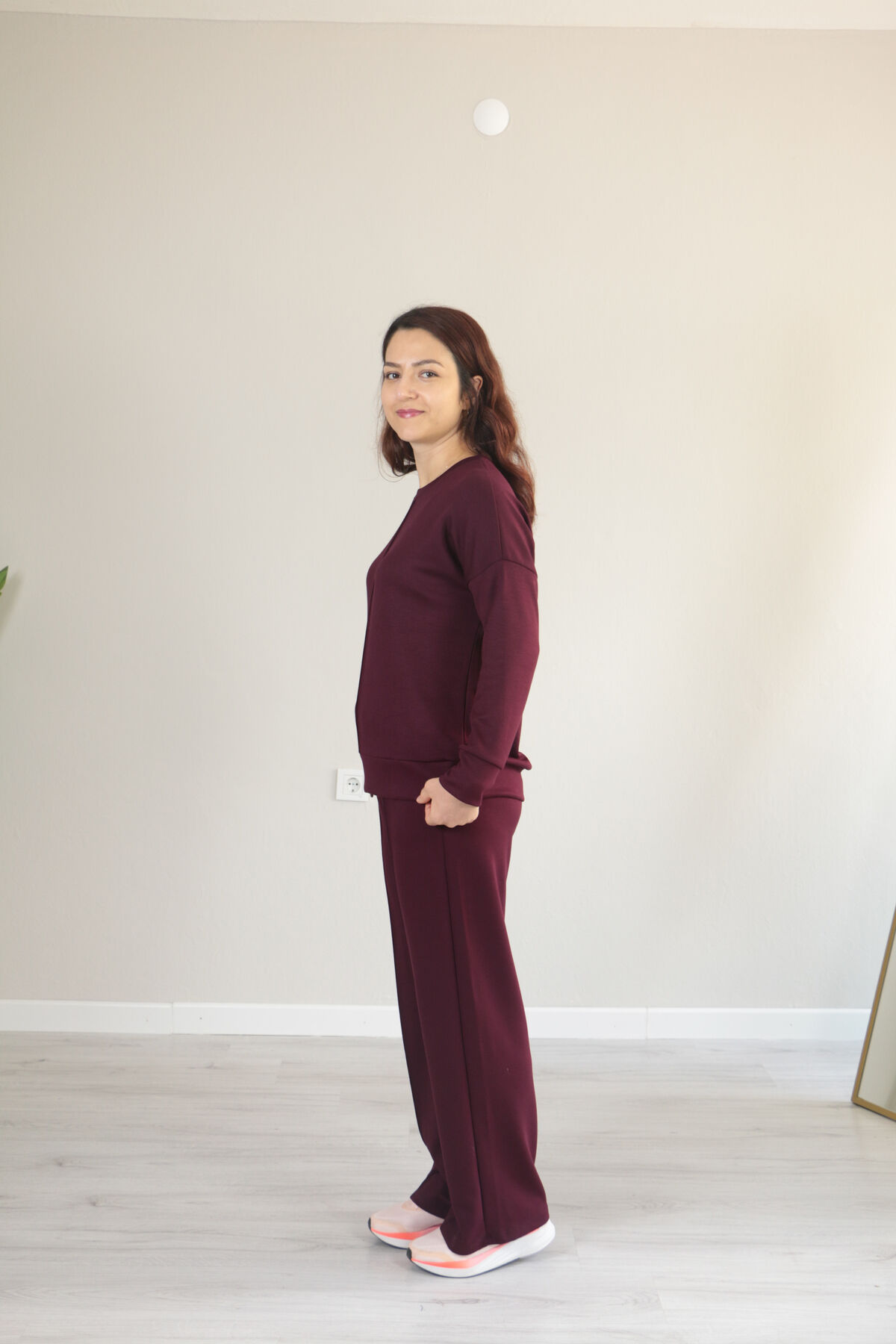 Çıma Detay Basic Modal Alt Üst Takım M - bordo