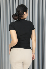 Modal Kumaş Full Licra Yazlık Body T-Shirt siyah - S