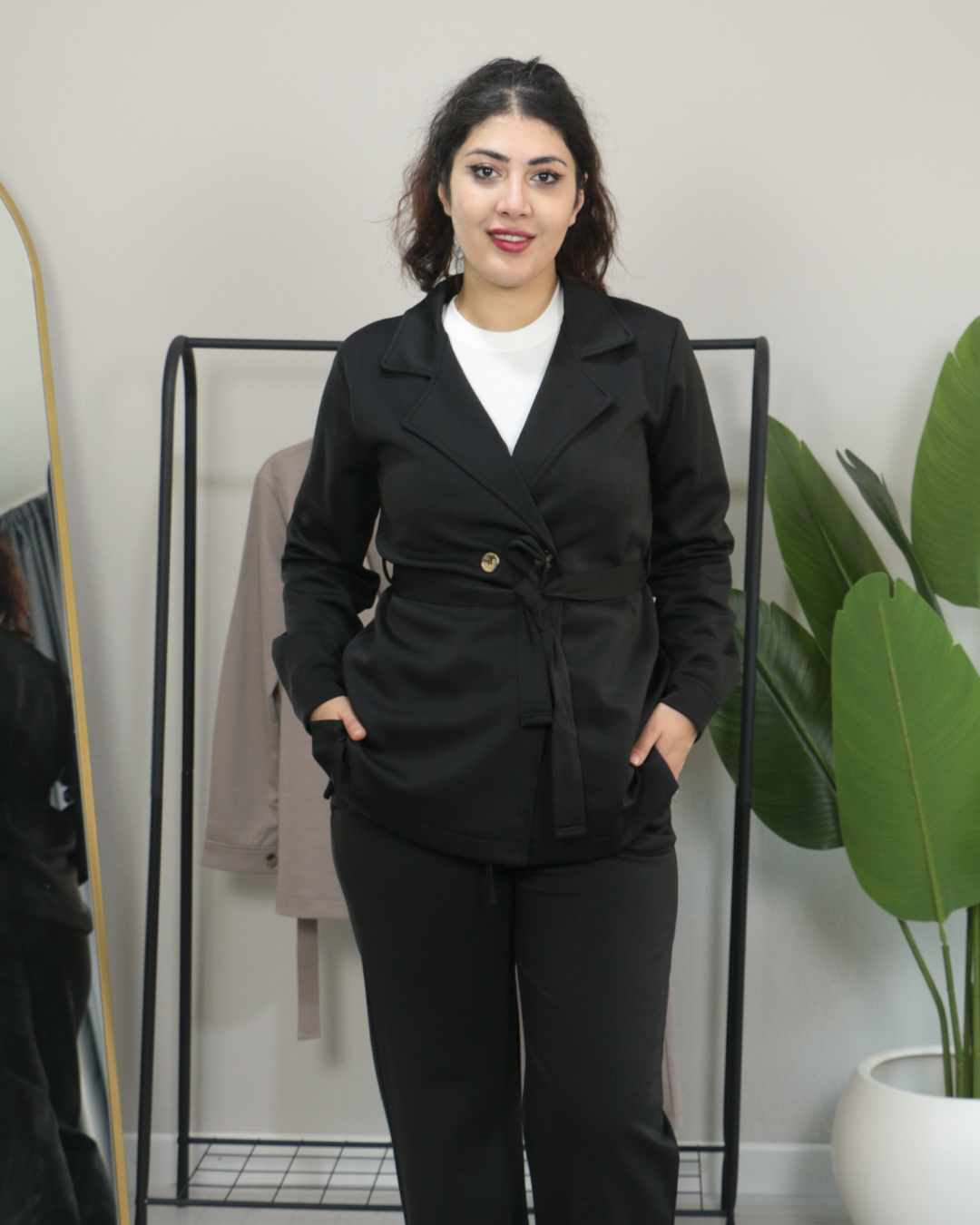 Premium Modal Kumaş Yumuşacık Dokulu Alt Üst Takım 42 - siyah