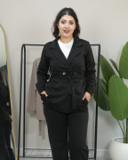 Premium Modal Kumaş Yumuşacık Dokulu Alt Üst Takım 40 - siyah