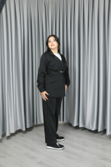 Premium Modal Kumaş Yumuşacık Dokulu Alt Üst Takım 38 - siyah