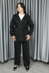 Premium Modal Kumaş Yumuşacık Dokulu Alt Üst Takım 38 - siyah