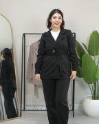 Premium Modal Kumaş Yumuşacık Dokulu Alt Üst Takım 38 - siyah