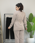 Premium Modal Kumaş Yumuşacık Dokulu Alt Üst Takım 44 - bej