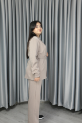 Premium Modal Kumaş Yumuşacık Dokulu Alt Üst Takım 38 - bej