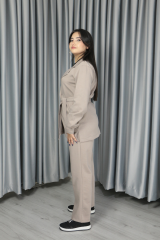 Premium Modal Kumaş Yumuşacık Dokulu Alt Üst Takım 38 - bej