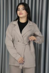 Premium Modal Kumaş Yumuşacık Dokulu Alt Üst Takım 38 - bej