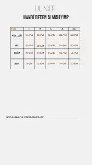 Kadın Full Likra Parmak Geçirmeli Slip Body Bluz XL - beyaz