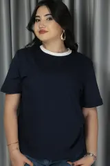 Premium Seri Tshirt L - lacivert