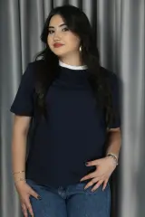 Premium Seri Tshirt L - lacivert