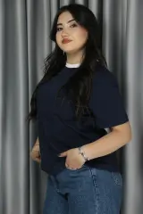 Premium Seri Tshirt M - lacivert