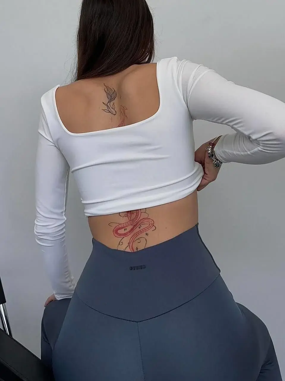 Kadın Yüksek Bel Siyah Toparlayıcı Tayt S - füme