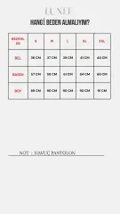 Kadın Modal Krep Kumaş Havuç Pantolon M - füme